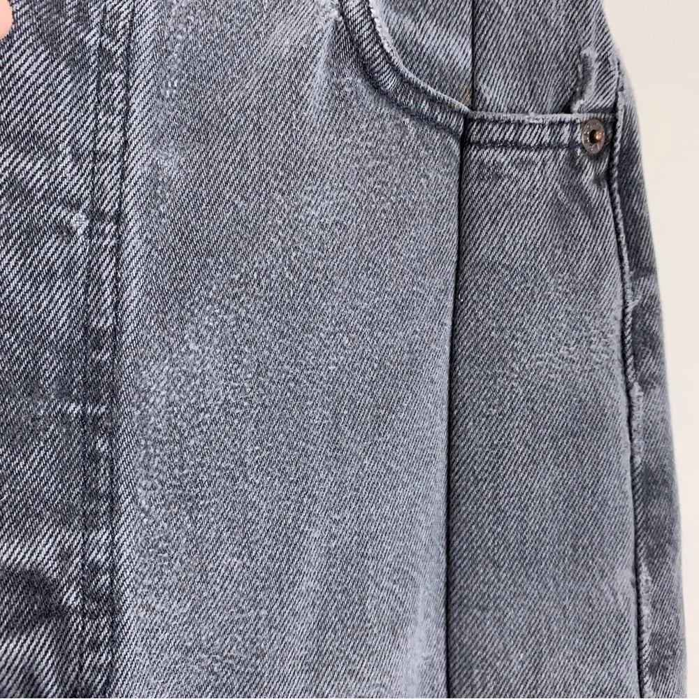 NEW EB Denim OG Reinvented Jeans (Sz 24) Reworked Levi's Washed Black / Gray
